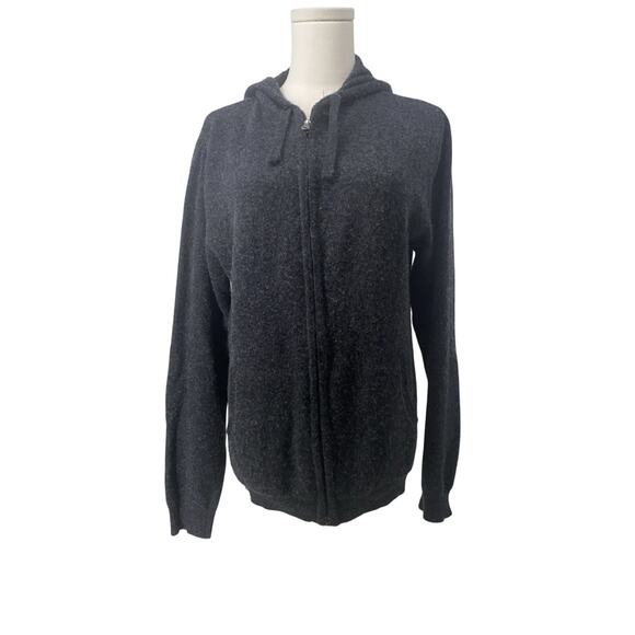 Rails Other - RAILS Mens Wool Blend Medium Ryder Charcoal Heather Hoodie Full Zip